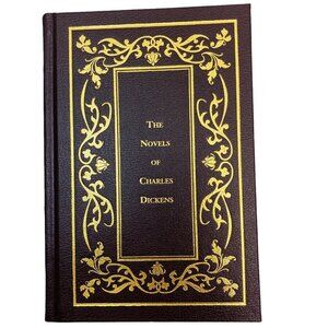 CHARLES DICKENS Classic Novels Collectible Gilt Leatherette Edition 2004